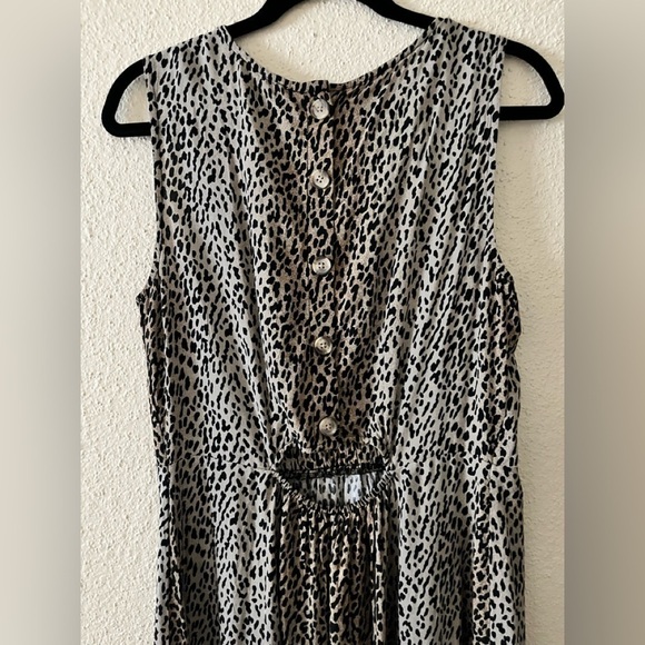 Beachluchlounchge  Animal Print Back Cut Out  Midi Dress - Picture 4 of 5